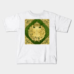 Great Empire of Brazil Monarchical Emblem Kids T-Shirt